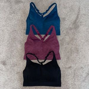 Old Navy Active GoDry 3 Pack Sports Bras Size M